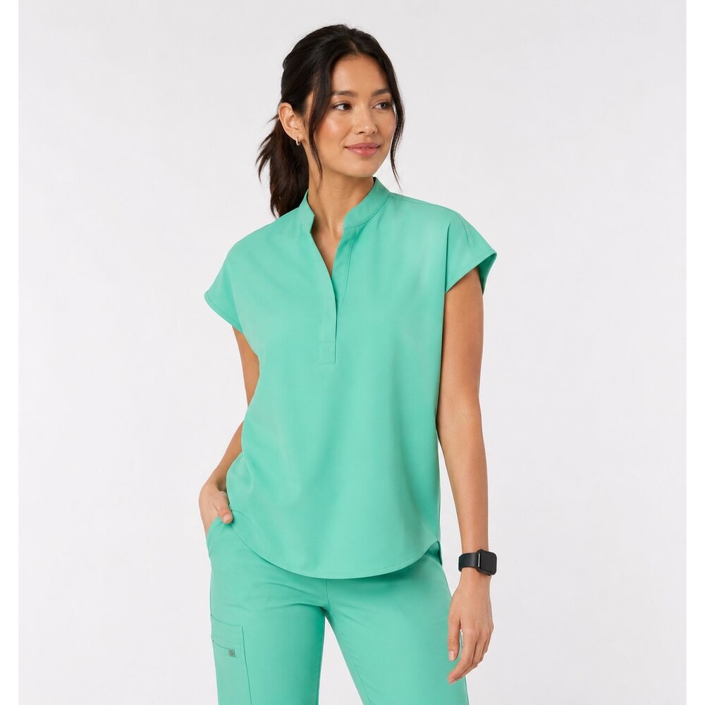 FIGS Rafaela Oversized Scrub Top XS Surgical Green Limited Edition Medical Core